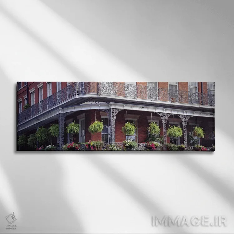 تابلو French Quarter, New Orleans, Louisiana, USA,میدان جکسون، منطقه فرانسوی، نیواورلئان، لوئیزیانا، آمریکا اثر پانورامیک ایمجز (استودیو عکاسی عریض) - نمای روبهرو روی دیوار