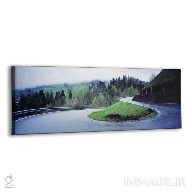 تابلو جاده منحنی، سوئیس اثر پانورامیک ایمجز (استودیو عکاسی عریض) - نمای پرسپکتیو محصول