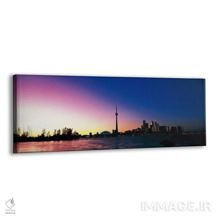 تابلو افق برج CN و اسکایدوم، تورنتو، انتاریو، کانادا اثر پانورامیک ایمجز (استودیو عکاسی عریض) - نمای پرسپکتیو محصول