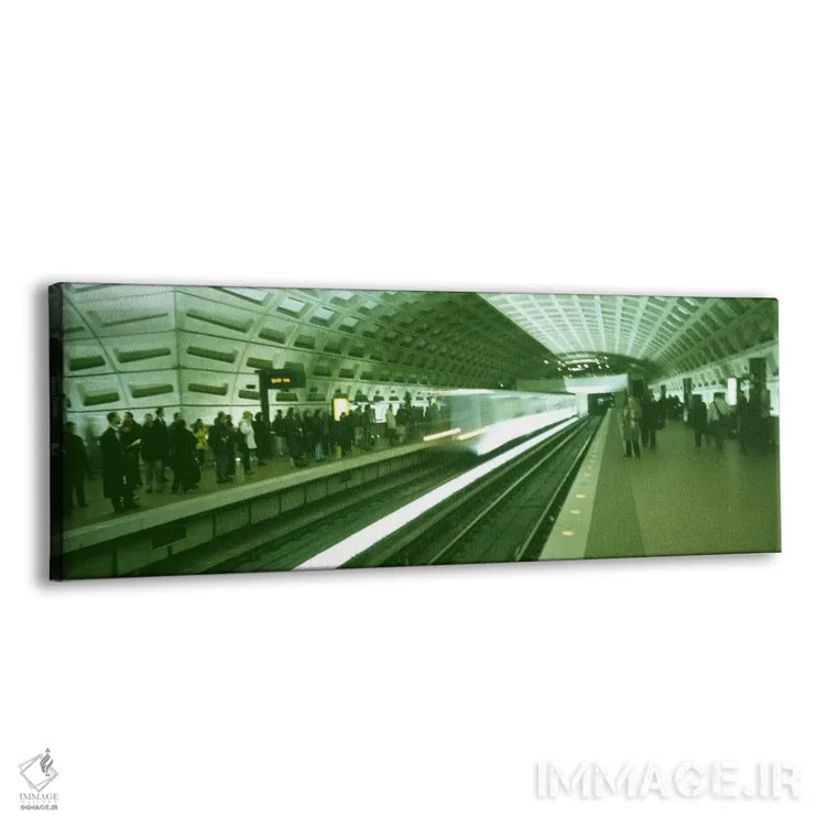 تابلو ایستگاه مترو، واشنگتن دیسی، آمریکا اثر پانورامیک ایمجز (استودیو عکاسی عریض) - نمای پرسپکتیو محصول