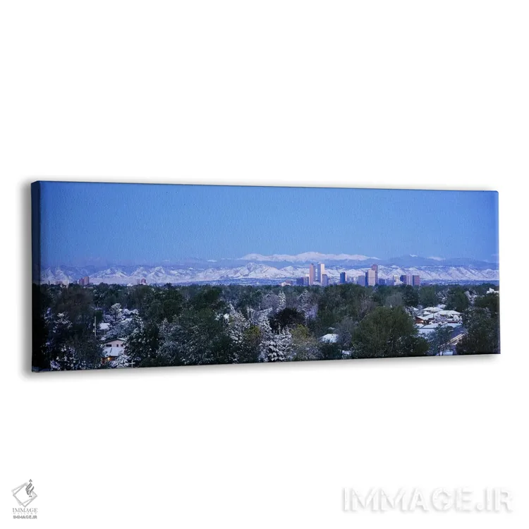 تابلو Denver, Colorado, USA,ساختمانها در یک شهر، دنور، کلرادو، آمریکا اثر پانورامیک ایمجز (استودیو عکاسی عریض) - نمای پرسپکتیو محصول