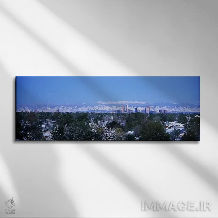 تابلو Denver, Colorado, USA,ساختمانها در یک شهر، دنور، کلرادو، آمریکا اثر پانورامیک ایمجز (استودیو عکاسی عریض) - نمای روبهرو روی دیوار