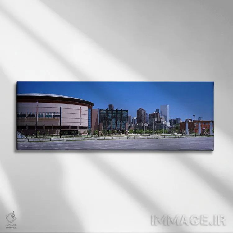 تابلو Colorado, Denver, skyline,آمریکا، کلرادو، دنور، افق شهر اثر پانورامیک ایمجز (استودیو عکاسی عریض) - نمای روبهرو روی دیوار
