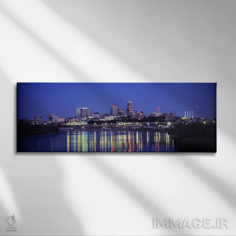 تابلو عصر، کانزاس سیتی، میزوری اثر پانورامیک ایمجز (استودیو عکاسی عریض) - نمای روبهرو روی دیوار