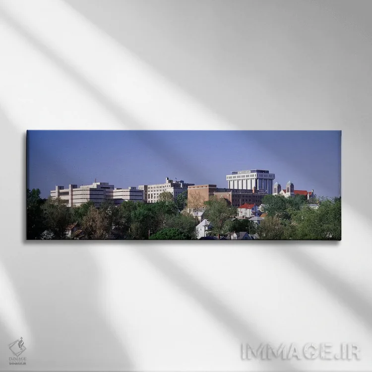 تابلو کانزاس سیتی، کانزاس اثر پانورامیک ایمجز (استودیو عکاسی عریض) - نمای روبهرو روی دیوار