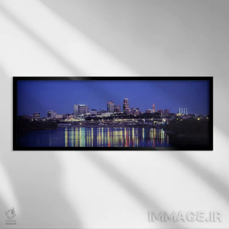 تابلو عصر، کانزاس سیتی، میزوری اثر پانورامیک ایمجز (استودیو عکاسی عریض) - نمای قابدار مشکی