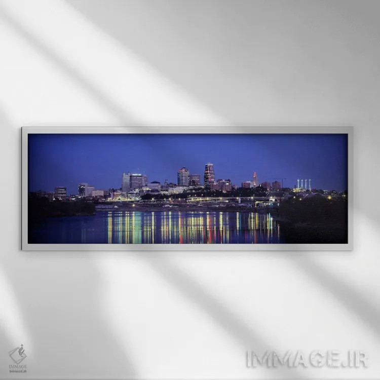 تابلو عصر، کانزاس سیتی، میزوری اثر پانورامیک ایمجز (استودیو عکاسی عریض) - نمای قابدار سفید
