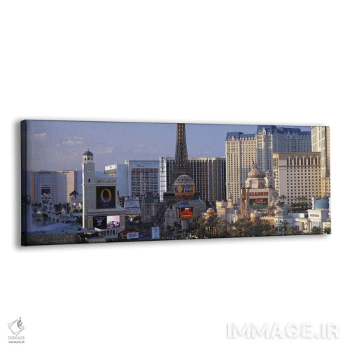 تابلو ناحیه استریپ لاسوگاس، نوادا (۲) اثر پانورامیک ایمجز (استودیو عکاسی عریض) - نمای پرسپکتیو محصول