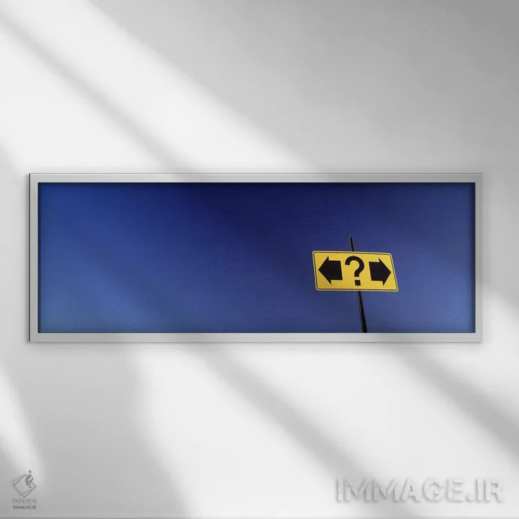 تابلو تابلوی بزرگراه اثر پانورامیک ایمجز (استودیو عکاسی عریض) - نمای قابدار سفید
