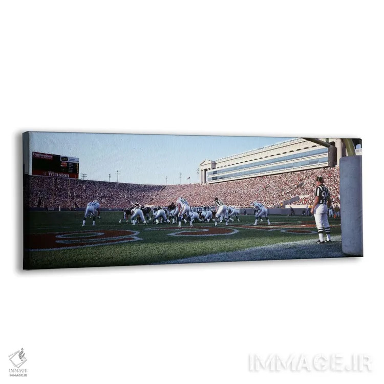 تابلو Soldier Field, Chicago, Illinois, USA,بازی فوتبال آمریکایی، زمین سولجر فیلد، شیکاگو، ایلینوی، ایالات متحده آمریکا اثر پانورامیک ایمجز (استودیو عکاسی عریض) - نمای پرسپکتیو محصول