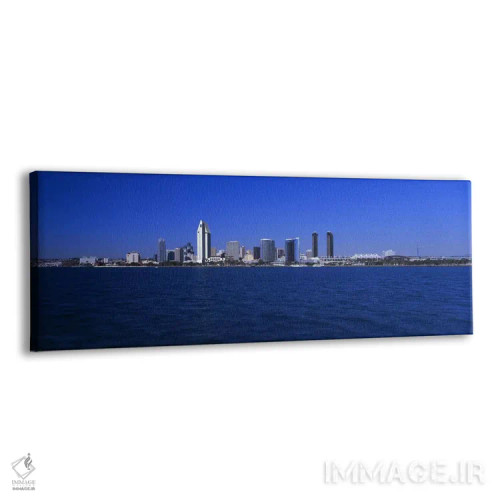 تابلو San Diego, California, USA,آسمانخراشها در شهر، سندیگو، کالیفرنیا، ایالات متحده آمریکا اثر پانورامیک ایمجز (استودیو عکاسی عریض) - نمای پرسپکتیو محصول