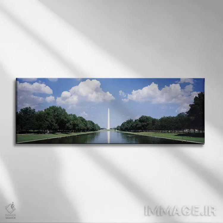 تابلو بنای یادبود واشنگتن، واشنگتن دیسی اثر پانورامیک ایمجز (استودیو عکاسی عریض) - نمای روبهرو روی دیوار