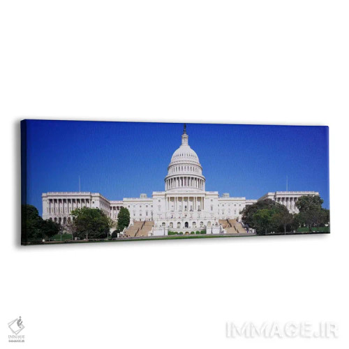 تابلو Capitol Building, Capitol Hill, Washington DC, USA,نمای بیرونی ساختمان دولت، ساختمان کنگره، تپه کاپیتول، واشنگتن دیسی، ایالات متحده آمریکا اثر پانورامیک ایمجز (استودیو عکاسی عریض) - نمای پرسپکتیو محصول