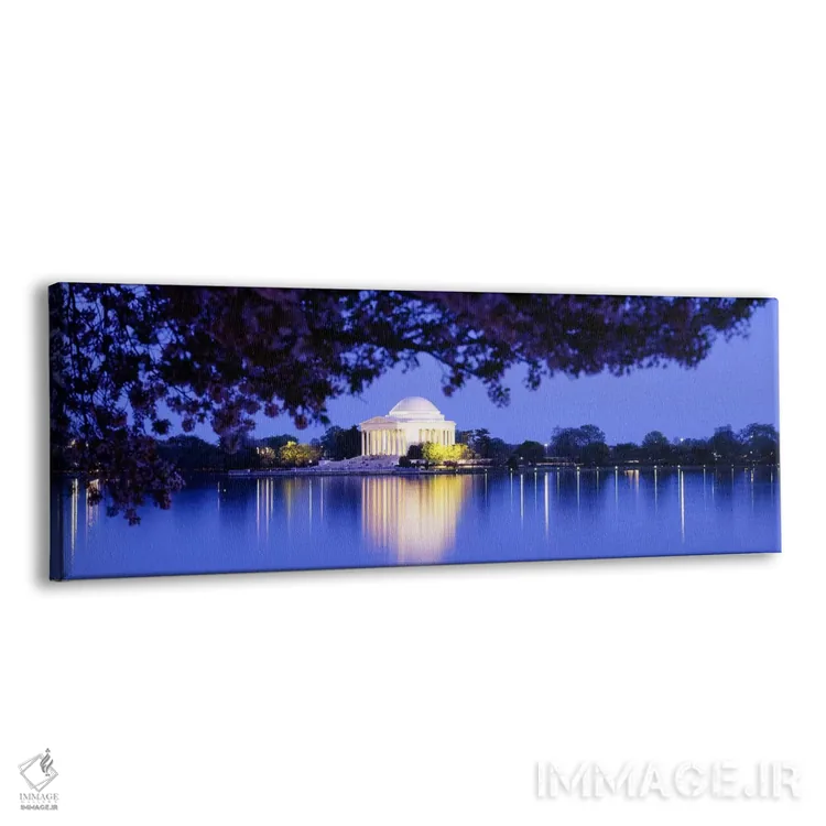 تابلو District of Columbia, USA,یادبود جفرسون، واشنگتن دیسی، ناحیه کلمبیا، ایالات متحده آمریکا اثر پانورامیک ایمجز (استودیو عکاسی عریض) - نمای پرسپکتیو محصول
