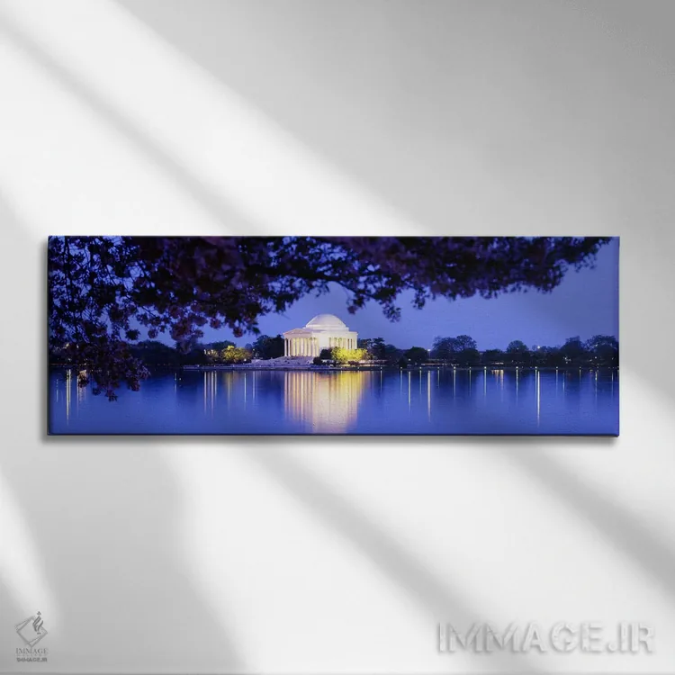 تابلو District of Columbia, USA,یادبود جفرسون، واشنگتن دیسی، ناحیه کلمبیا، ایالات متحده آمریکا اثر پانورامیک ایمجز (استودیو عکاسی عریض) - نمای روبهرو روی دیوار