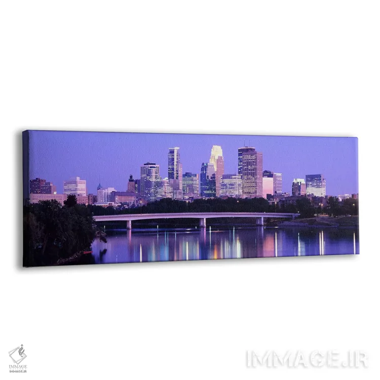 تابلو مینیاپولیس، مینهسوتا اثر پانورامیک ایمجز (استودیو عکاسی عریض) - نمای پرسپکتیو محصول