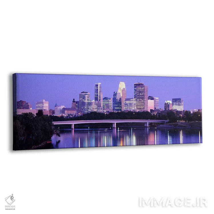 تابلو مینیاپولیس، مینهسوتا اثر پانورامیک ایمجز (استودیو عکاسی عریض) - نمای پرسپکتیو محصول