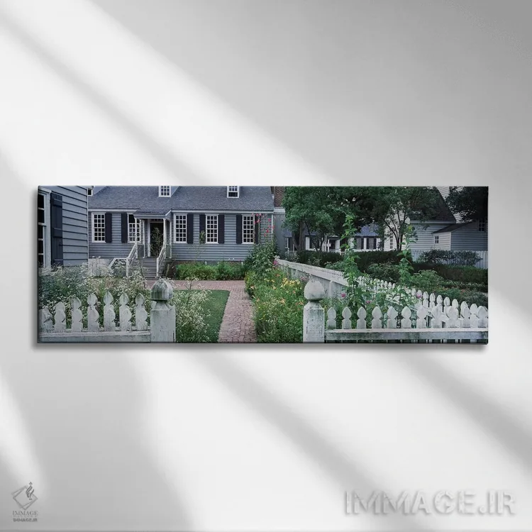 تابلو باغهای ویلیامزبرگ، ویرجینیا اثر پانورامیک ایمجز (استودیو عکاسی عریض) - نمای روبهرو روی دیوار