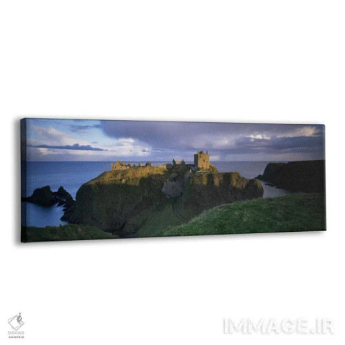 تابلو Near Stonehaven, Scotland, United Kingdom,نمای بالا از قلعه دانوتار، نزدیک استونهاون، اسکاتلند، بریتانیا اثر پانورامیک ایمجز (استودیو عکاسی عریض) - نمای پرسپکتیو محصول
