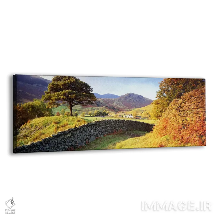 تابلو Lake District, Cumbria County, England, United Kingdom,چشمانداز روستایی، منطقه لیک دیستریکت، شهرستان کامبریا، انگلستان، بریتانیا اثر پانورامیک ایمجز (استودیو عکاسی عریض) - نمای پرسپکتیو محصول