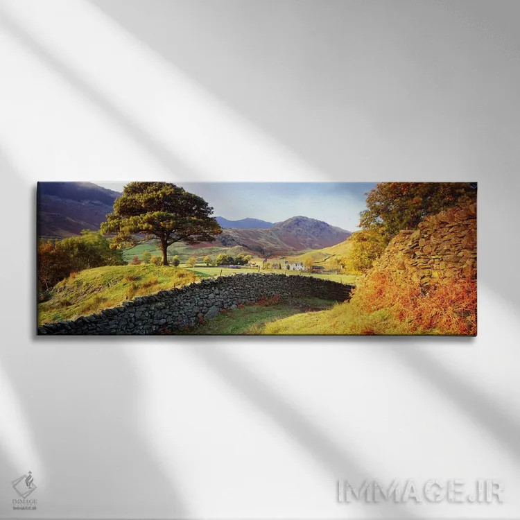 تابلو Lake District, Cumbria County, England, United Kingdom,چشمانداز روستایی، منطقه لیک دیستریکت، شهرستان کامبریا، انگلستان، بریتانیا اثر پانورامیک ایمجز (استودیو عکاسی عریض) - نمای روبهرو روی دیوار