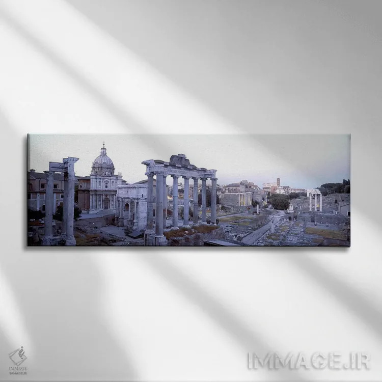 تابلو میدان روم (فوروم روم)، رم، ایتالیا اثر پانورامیک ایمجز (استودیو عکاسی عریض) - نمای روبهرو روی دیوار
