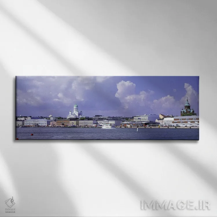 تابلو Helsinki, Finland,محلههای کرونونهاکا و کاتایانوکا، هلسینکی، فنلاند اثر پانورامیک ایمجز (استودیو عکاسی عریض) - نمای روبهرو روی دیوار