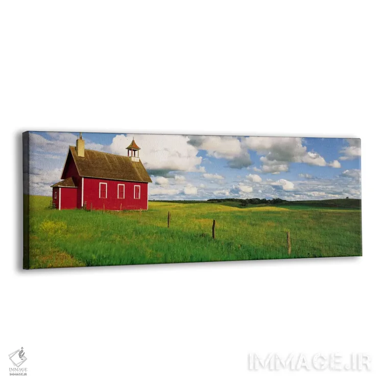 تابلو Battle Lake, Minnesota, USA,مدرسه مزرعهای قرمز، بتل لیک، مینهسوتا، آمریکا اثر پانورامیک ایمجز (استودیو عکاسی عریض) - نمای پرسپکتیو محصول