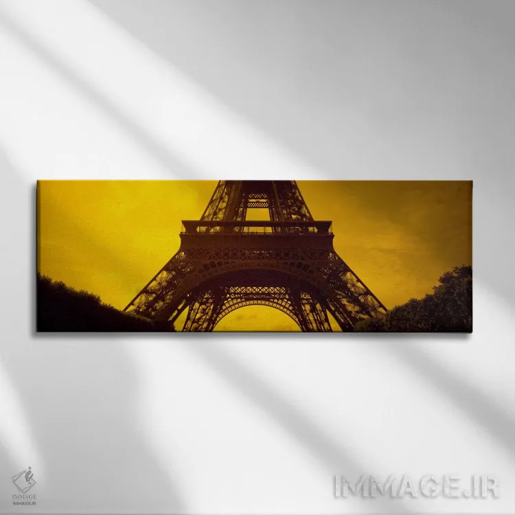 تابلو Eiffel Tower, Paris, Ile-De-France, France,قوسهای ساوستر و طبقه دوم، برج ایفل، پاریس، ایل-دو-فرانس، فرانسه اثر پانورامیک ایمجز (استودیو عکاسی عریض) - نمای روبهرو روی دیوار