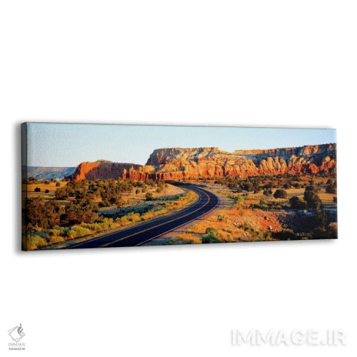 تابلو جاده ۸۴، نیومکزیکو، آمریکا اثر پانورامیک ایمجز (استودیو عکاسی عریض) - نمای پرسپکتیو محصول