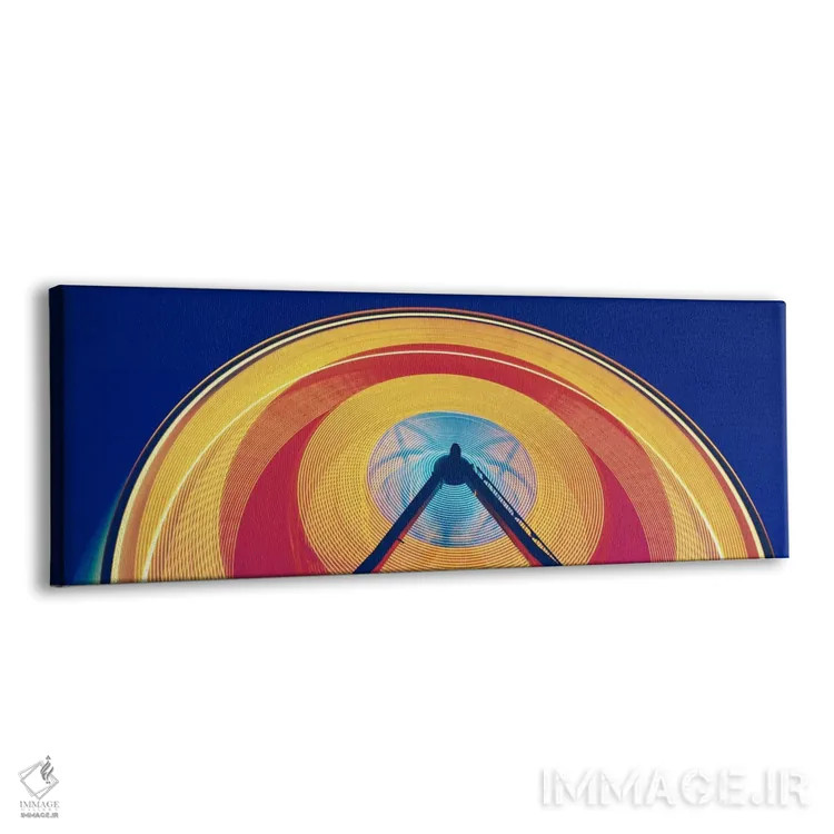 تابلو چرخ و فلک در جشنواره گل رز، پورتلند، اورگان، ایالات متحده آمریکا اثر پانورامیک ایمجز (استودیو عکاسی عریض) - نمای پرسپکتیو محصول