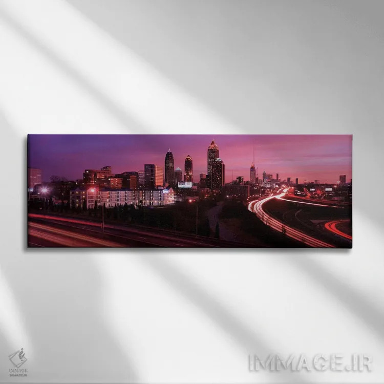 تابلو Georgia, USA #2,آتلانتا، جورجیا، ایالات متحده آمریکا (۲) اثر پانورامیک ایمجز (استودیو عکاسی عریض) - نمای روبهرو روی دیوار