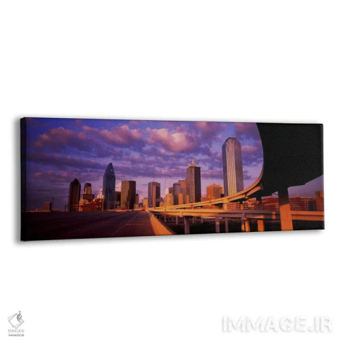 تابلو Dallas, Texas, USA #2,آسمانخراشها در یک شهر، دالاس، تگزاس، آمریکا شماره ۲ اثر پانورامیک ایمجز (استودیو عکاسی عریض) - نمای پرسپکتیو محصول