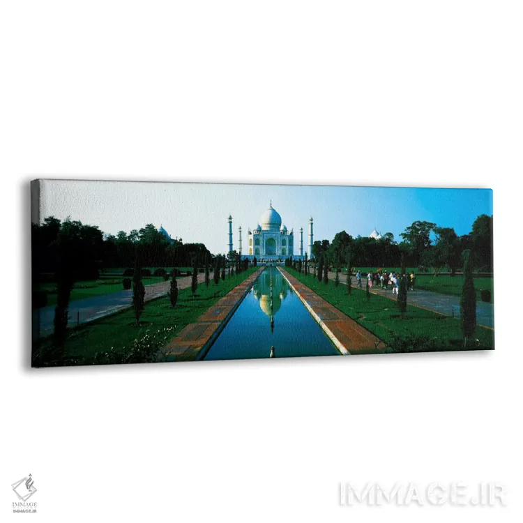 تابلو تاج محل، آگرا، هند اثر پانورامیک ایمجز (استودیو عکاسی عریض) - نمای پرسپکتیو محصول