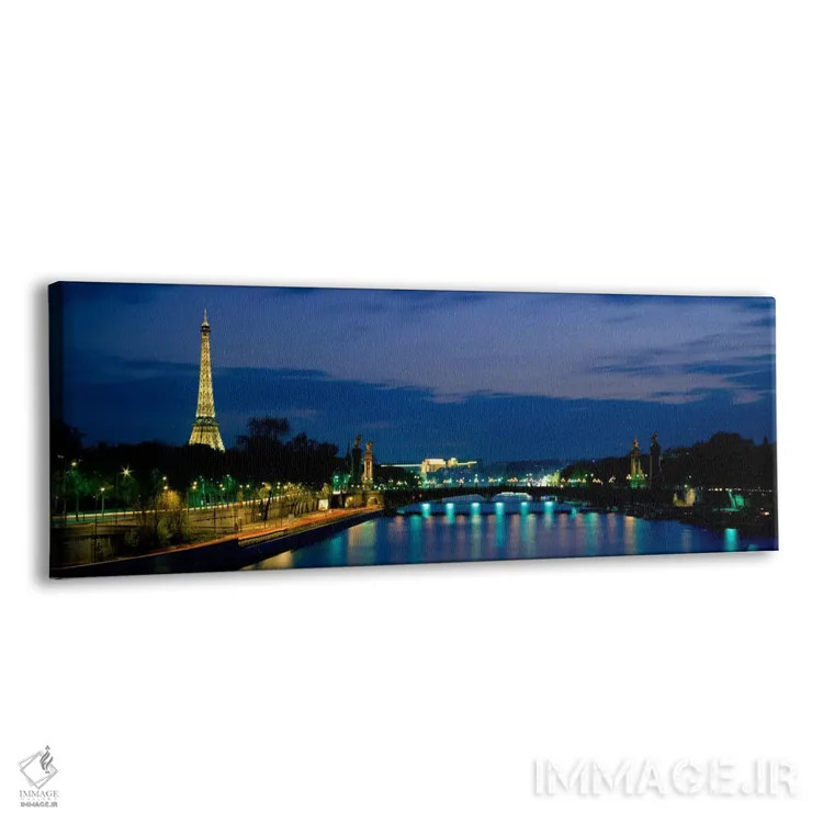 تابلو Seine, Paris, Ile-de-France, France,پل الکساندر سوم، رودخانه سن، پاریس، ایل-دو-فرانس، فرانسه اثر پانورامیک ایمجز (استودیو عکاسی عریض) - نمای پرسپکتیو محصول