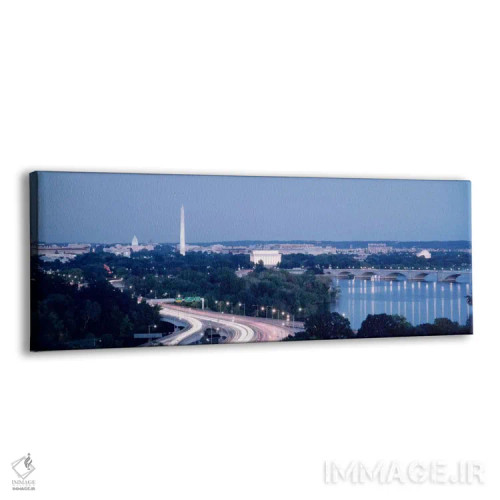 تابلو واشینگتن دیسی در غروب اثر پانورامیک ایمجز (استودیو عکاسی عریض) - نمای پرسپکتیو محصول