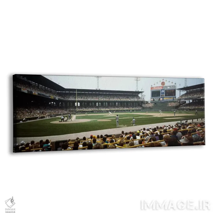 تابلو U.S. Cellular Field, Chicago, Cook County, Illinois, USA,تماشاگران در حال تماشای مسابقه بیسبال در ورزشگاه، یواس سلولار فیلد، شیکاگو، شهرستان کوک، ایلینوی، ایالات متحده آمریکا اثر پانورامیک ایمجز (استودیو عکاسی عریض) - نمای پرسپکتیو محصول