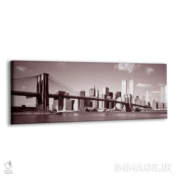 تابلو East River, NYC, New York City, New York State, USA,پل بروکلین، ایست ریور، شهر نیویورک، ایالت نیویورک، ایالات متحده آمریکا اثر پانورامیک ایمجز (استودیو عکاسی عریض) - نمای پرسپکتیو محصول