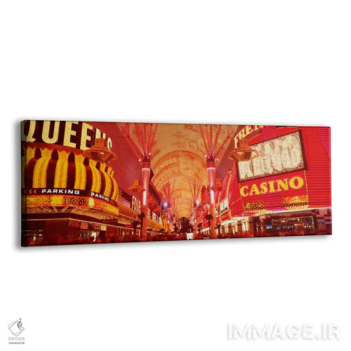 تابلو Las Vegas, NV,تجربه خیابان فریمونت، لاسوگاس، نوادا، ایالات متحده آمریکا اثر پانورامیک ایمجز (استودیو عکاسی عریض) - نمای پرسپکتیو محصول