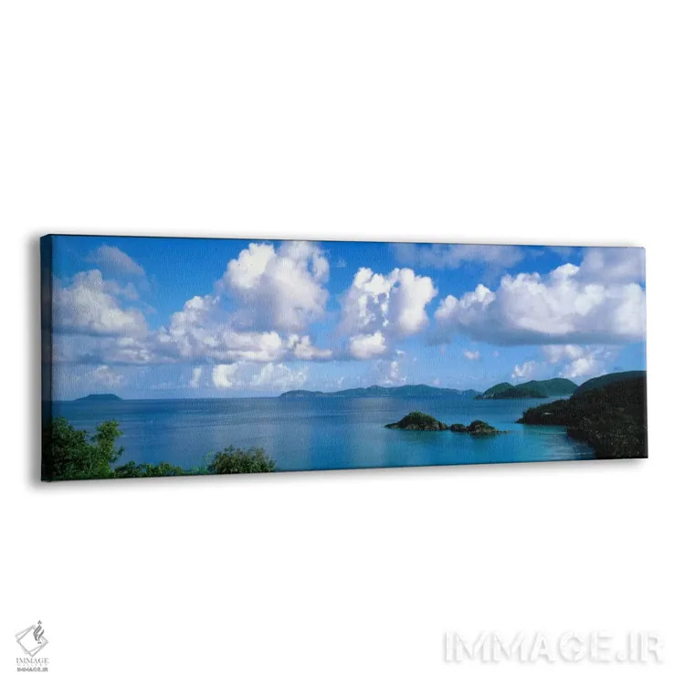 تابلو ساحل ترانک، سنت جان، جزایر ویرجین آمریکا اثر پانورامیک ایمجز (استودیو عکاسی عریض) - نمای پرسپکتیو محصول