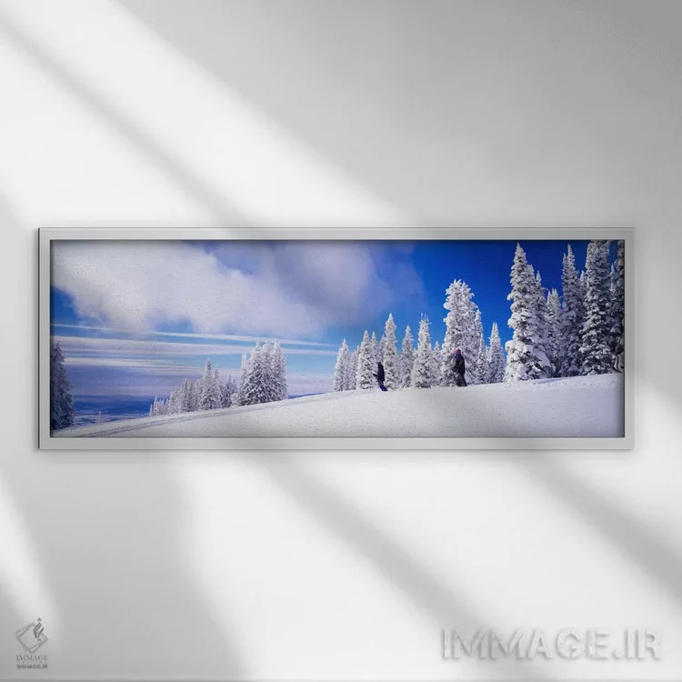 تابلو Colorado, USA,استیمبوت اسپرینگز، کلرادو، آمریکا اثر پانورامیک ایمجز (استودیو عکاسی عریض) - نمای قابدار سفید