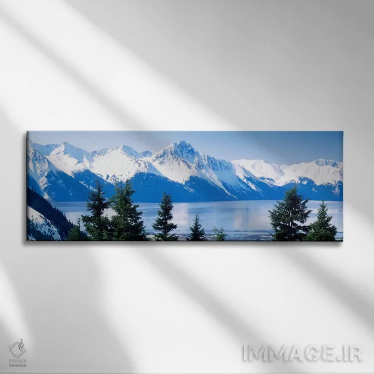 تابلو ترناگین آرم، گردوود، آلاسکا، آمریکا اثر پانورامیک ایمجز (استودیو عکاسی عریض) - نمای روبهرو روی دیوار