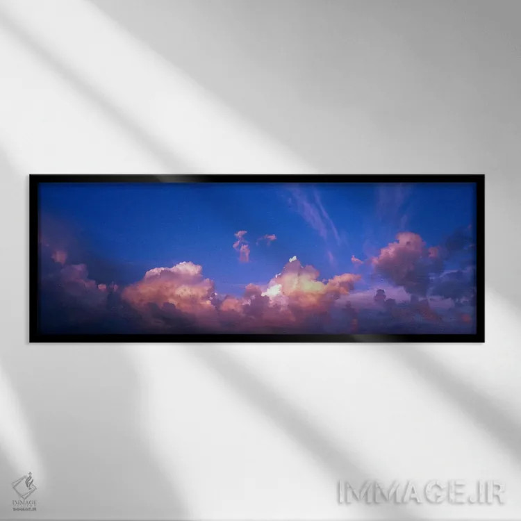 تابلو غروب آفتاب، فونیکس، آریزونا، آمریکا اثر پانورامیک ایمجز (استودیو عکاسی عریض) - نمای قابدار مشکی