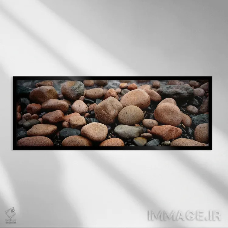 تابلو صخرهها، پارک ملی آکادیا، مین، آمریکا اثر پانورامیک ایمجز (استودیو عکاسی عریض) - نمای قابدار مشکی