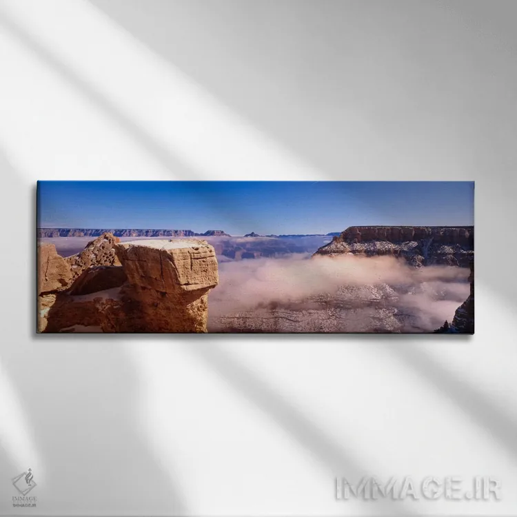 تابلو South Rim, Grand Canyon National Park, Arizona, USA,منظرهای از نقطه یاواپای، لبه جنوبی، پارک ملی گرند کنیون، آریزونا، آمریکا اثر پانورامیک ایمجز (استودیو عکاسی عریض) - نمای روبهرو روی دیوار