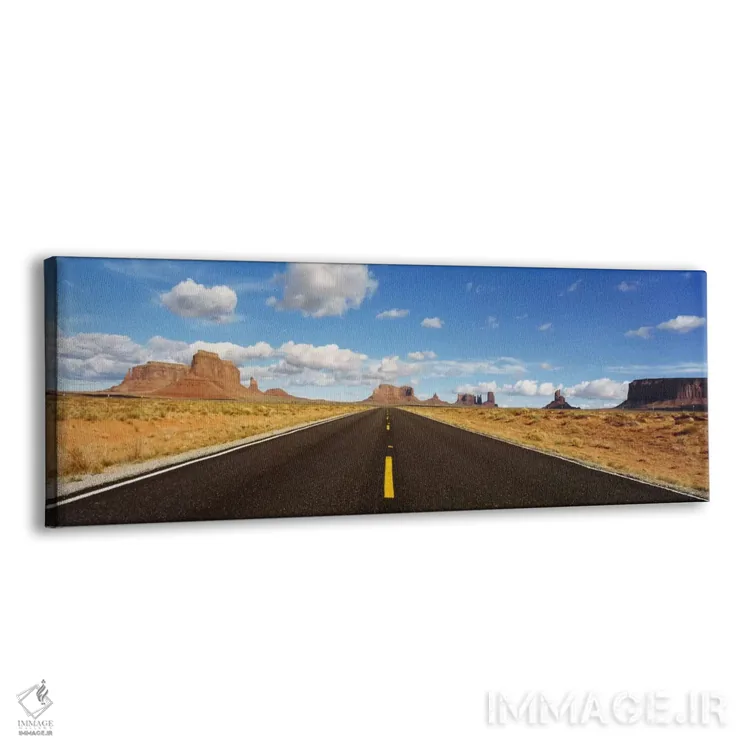 تابلو Utah, USA,منظره دره Monument از جاده ۱۶۳ آمریکا، یوتا، آمریکا اثر پانورامیک ایمجز (استودیو عکاسی عریض) - نمای پرسپکتیو محصول