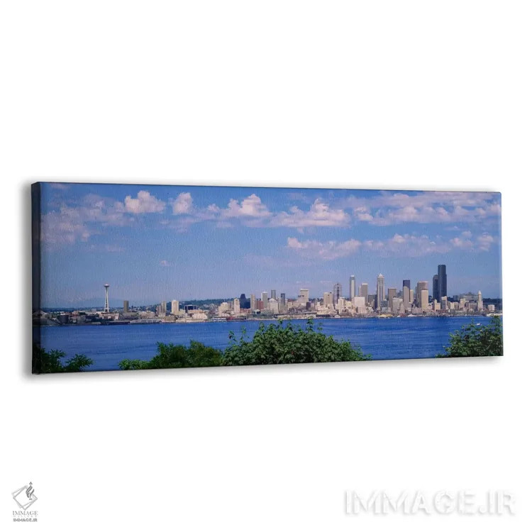 تابلو Seattle, Washington State, USA,چشمانداز شهری پوگت ساوند، سیاتل، ایالت واشینگتن، آمریکا اثر پانورامیک ایمجز (استودیو عکاسی عریض) - نمای پرسپکتیو محصول