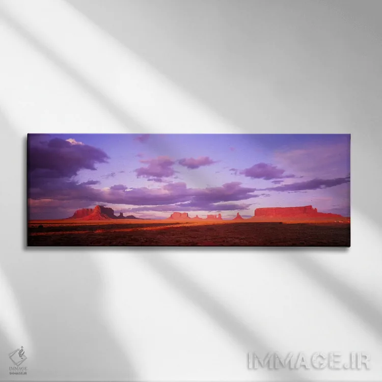 تابلو Arizona, USA,دره مونومنت، آریزونا، ایالات متحده آمریکا اثر پانورامیک ایمجز (استودیو عکاسی عریض) - نمای روبهرو روی دیوار