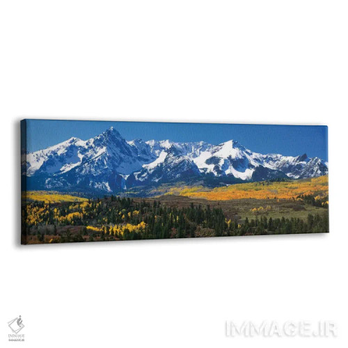 تابلو Colorado, USA,رشتهکوه اسنفلس پوشیده از برف، کلرادو، آمریکا اثر پانورامیک ایمجز (استودیو عکاسی عریض) - نمای پرسپکتیو محصول