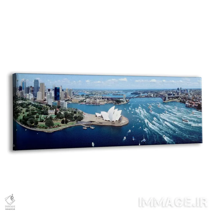تابلو Sydney, aerial,استرالیا، سیدنی، نمای هوایی اثر پانورامیک ایمجز (استودیو عکاسی عریض) - نمای پرسپکتیو محصول